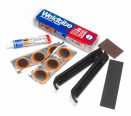Аптечка 6 суперзаплаток+клей+шкурка+2 монтировки (12) WELDTITE